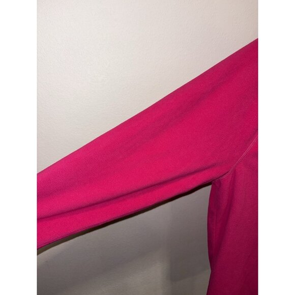 Danskin Now Pink Fleece Pullover Blouse 3X 22W/24W Top - Picture 3 of 9